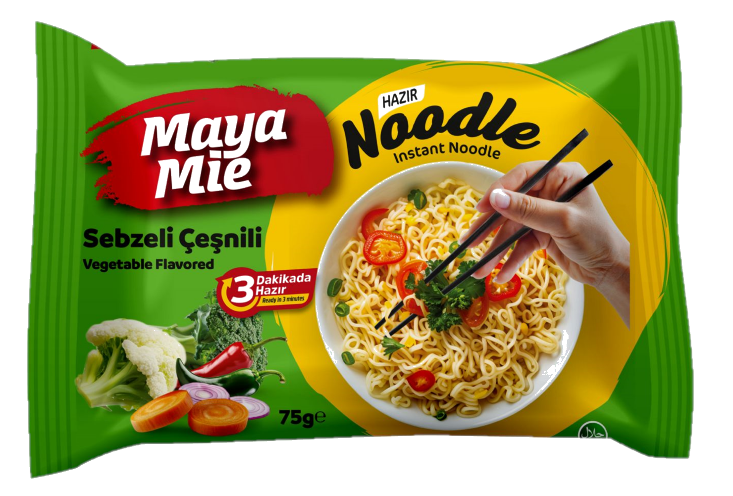 Sebzeli Noodle